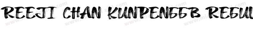 REEJI CHAN KunPengGB Regular字体转换